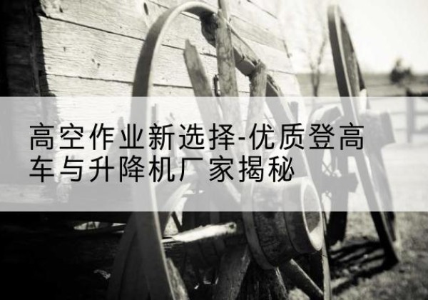 堆龙德庆登高车厂家-高空作业新选择-优质登高车与升降机厂家揭秘